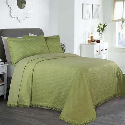 Superior Remi Fringe Cotton Blend Coverlet/Bedspread/Quilt