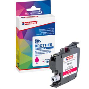 Edding kompatibel für Brother LC-3219XLM, 1600 Seiten, magenta,  Tinte EDD-585