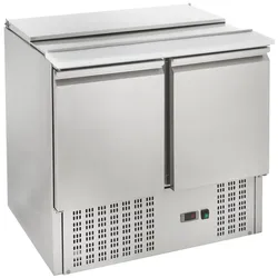 GastroHero Saladette ECO 900 – Profi Saladette aus Edelstahl, GN-kompatibel, Umluftkühlung, +2 bis +8°C
