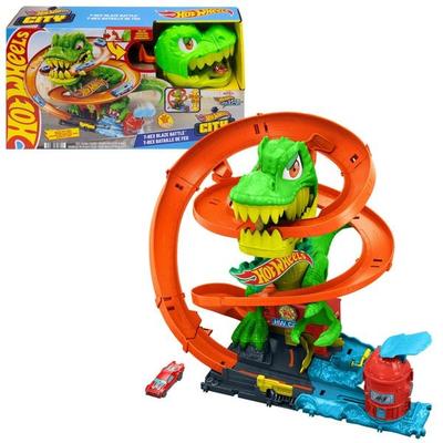 Hot Wheels City T-Rex-Schlacht