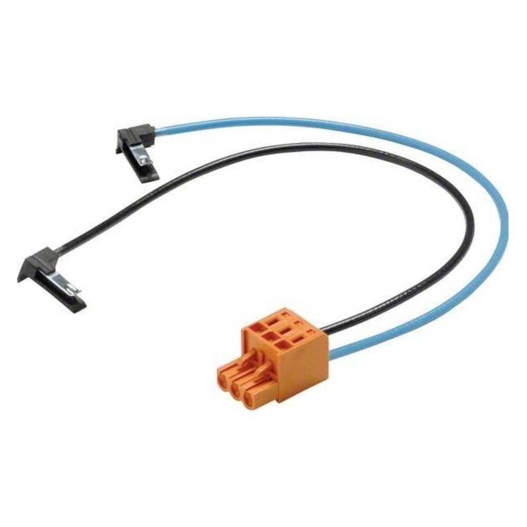 Hager HAG KU9S46GBE BKE-Spgsabgriff,universZ,460mm, sw/bl,Stecker-Buchse, 1 Stück (KU9S46GBE)