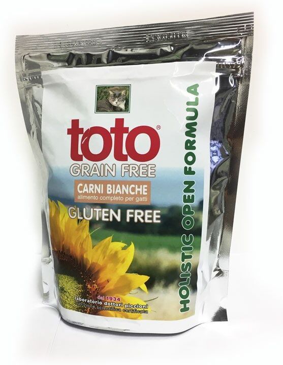 Toto 500 g Holistic Grain Free e Gluten Free Carni Bianche per Gatti