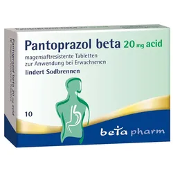Pantoprazol beta 20 mg acid 10 St