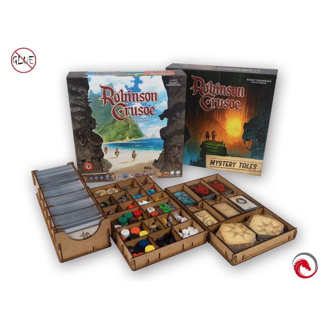 E-Raptor ERA19223 - Insert: Robinson Crusoe 2. Edition + Erweiterung (ERA19223)