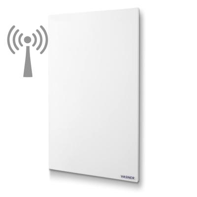 VASNER Infrarotheizung "Citara M RX 300 W", weiß, B/H/T: 60cm x 40cm x 2,5cm, 300 W, rechts, Heizkörper, Metall Heizpaneel weiß mit Funkempfänger
