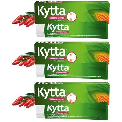 Kytta Wärmecreme mit Capsaicin 26,5 mg/50 g Creme x3 3x100