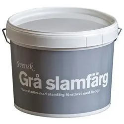 Vadstena Svensk Grå slamfärg - Standard Schwedengrau - 10 l Eimer