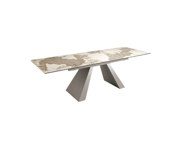 Table à manger à rallonge rectangulaire