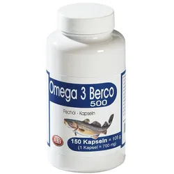 OMEGA-3 BERCO 500 Kapseln