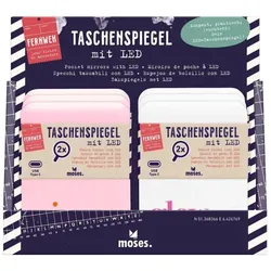 Moses Fernweh Taschenspiegel mit LED, sortiert