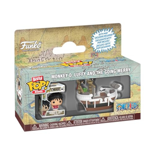 Funko POP Bitty figuurtje: One Piece - Monkey D. Luffy en de Going Merry