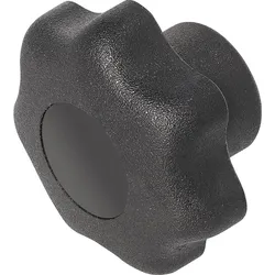 Sterngriff Kipp mit Gewindebuchse Nirosta, M 8, Form K