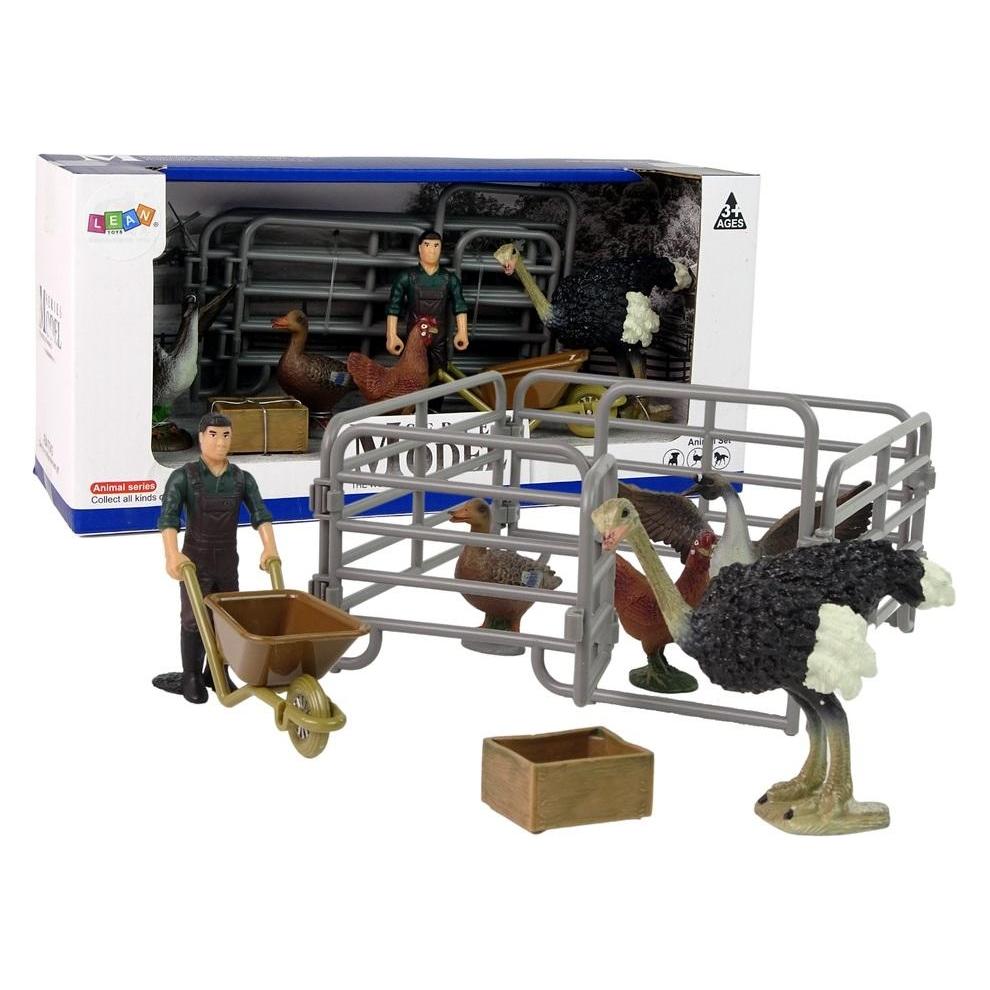 Lean Toys Bauernhoftier-Figuren-Set, Bauernvögel (33437930)