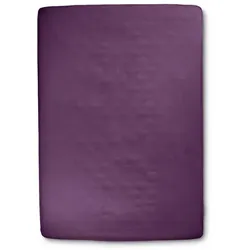 Collection Noblesse Spannbettlaken Jersey 100 x 200 cm Violett Feige