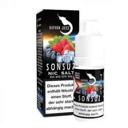 Sonsuz 10ml 18mg NicSalt by Hayvan Juice