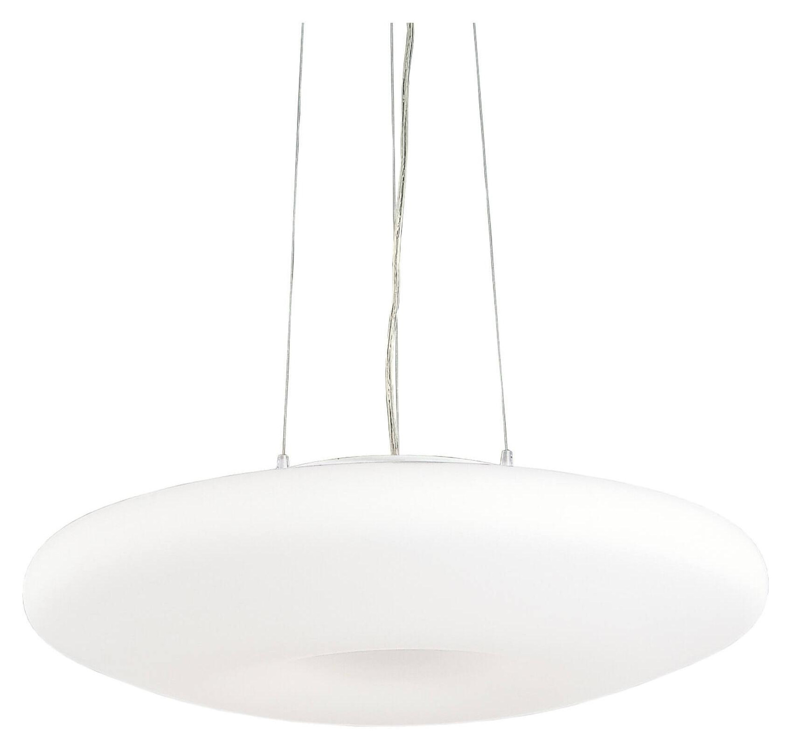 Ideal Lux Glory SP5 D60 Hanglamp, 5 lampen, E27, Wit