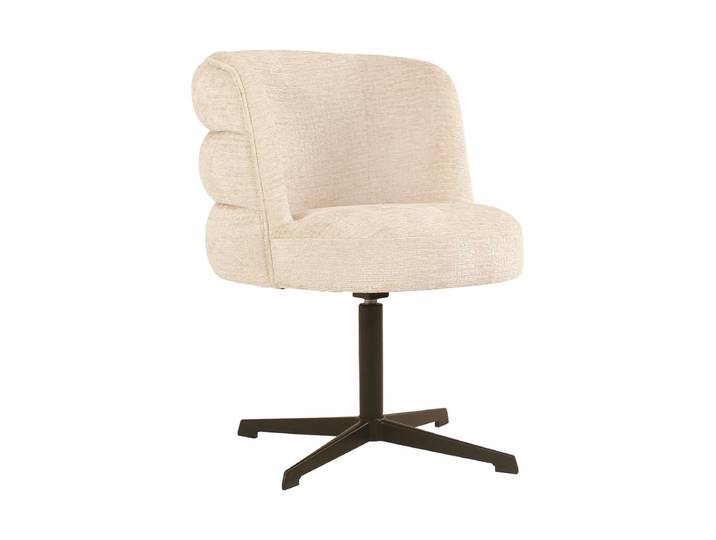 360° drehbarer Design Armlehnstuhl „Chadwick“ Beige Richmond Interiors