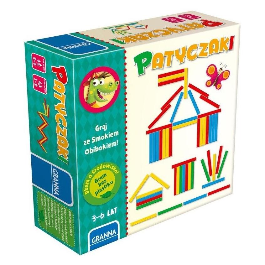 Adamigo Spielstöcke - Ich spiele mit einem lockeren Drachen (Polnisch, 1 - 2 Spieler) (00359)