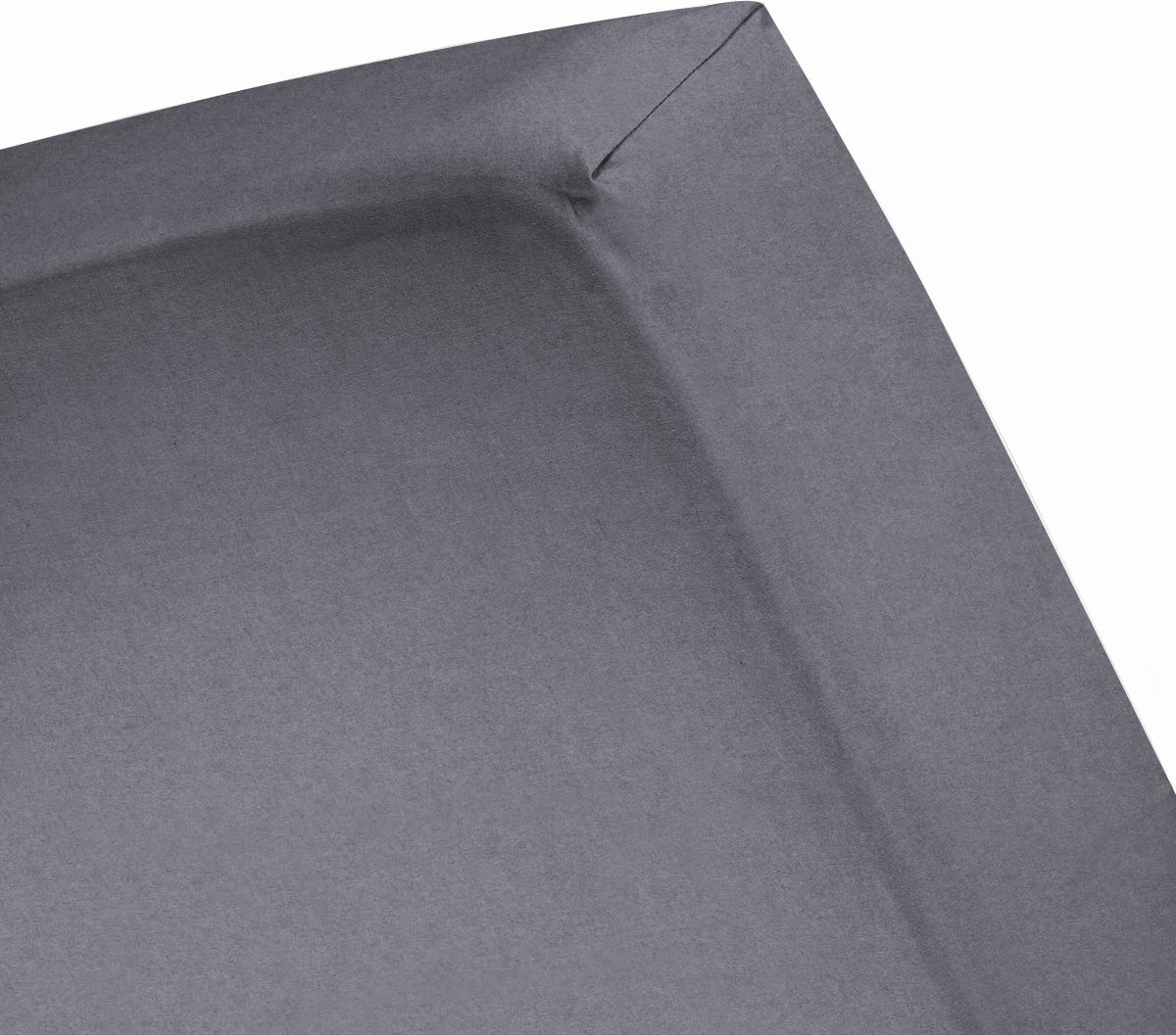 Eleganzzz Topper Hoeslaken van Hoogwaardig Flanel, 180gr/m2, Antraciet, 140x200 cm