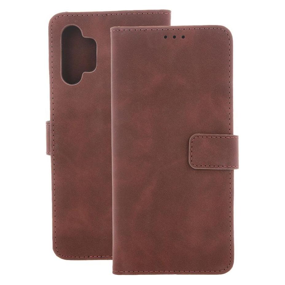 OEM Smart Velvet case for Samsung Galaxy S26 brown (Samsung Galaxy S26) (GSM196253)