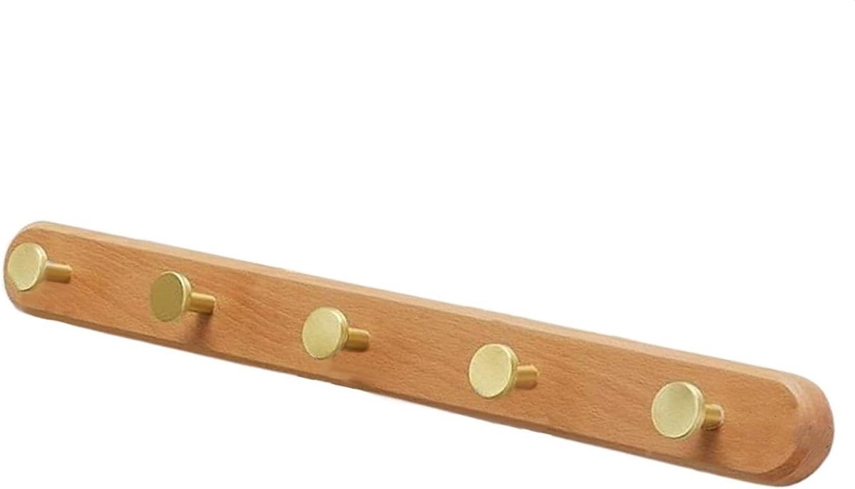 Houten wandhaak voor kleding, 29 cm, Houtkleur