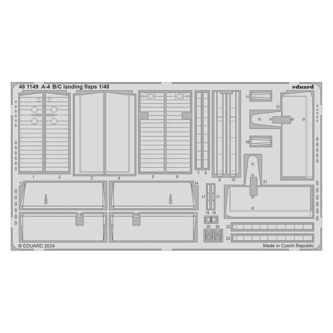 Eduard A-4B/C landing flaps (481149)