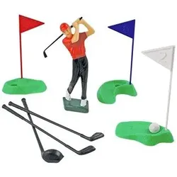 Figurine für Torte, Golfspieler, 13 Stk.