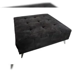 KAWOLA Hocker WIOLO velvet anthrazit