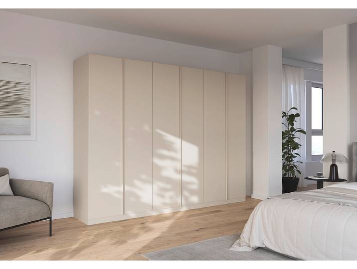 Drehtürenschrank 271cm Beige/Kaschmir Basic
