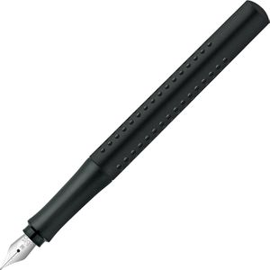 Faber-Castell Füller Grip 2011, Feder F, Links- & Rechtshänder, Kunststoff, schwarz