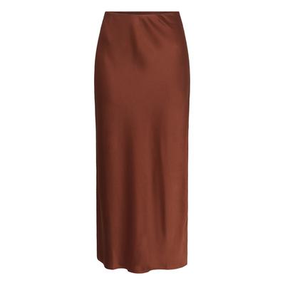 Midirock KAFFE "Damen Freizeitrock KALOTTE", Damen, Gr. 38, braun (henna), Obermaterial: 100% Polyester PES., Röcke