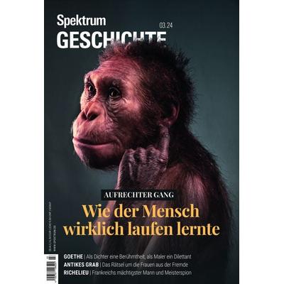 Spektrum Geschichte 3/2024 Aufrechter Gang, Taschenbuch von Spektrum der Wissenschaft, Spektrum der Wissenschaft, 978-3-95892-835-0