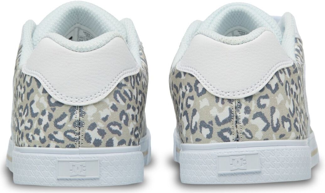 Sneaker DC SHOES "Chelsea", Mädchen, Gr. 7(38), beige (cheetah), Obermaterial: Textil / Futter: Textil / Außensohle: Gummi., Schuhe Sneaker