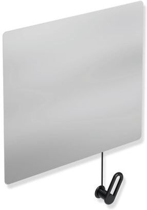 Hewi Kippspiegel 801.01.10090 600x540x6mm, mit Halter/Griff, tiefschwarz
