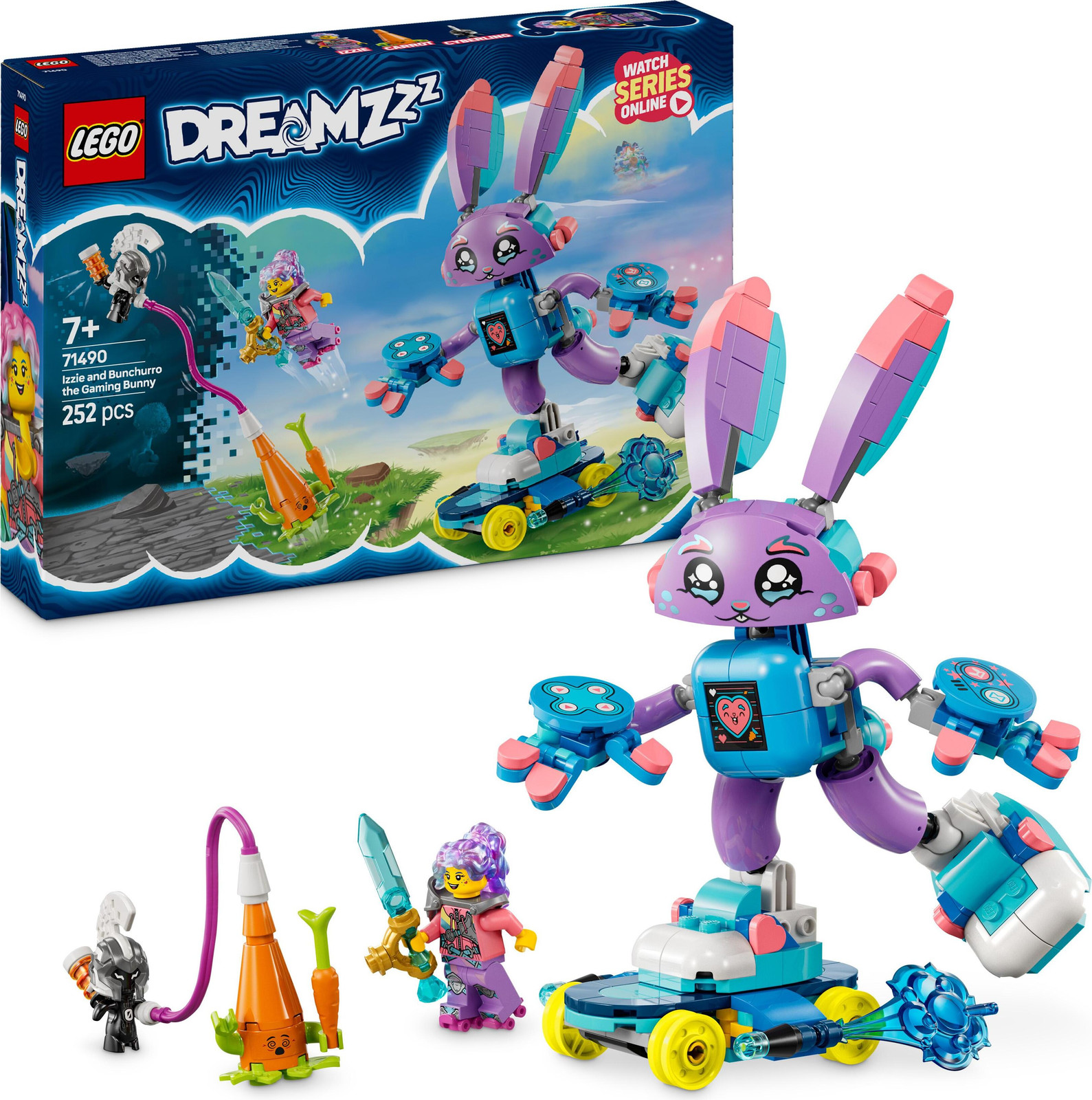 LEGO DREAMZzz Izzie en de gamingkonijn Bunchurro 71490