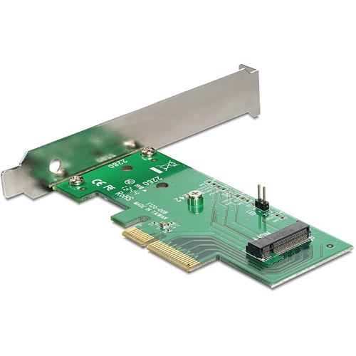 Delock 89370 1 Port PCIe 3.0 x4 inkl. Low Profile Slotblech / Low Profile retail