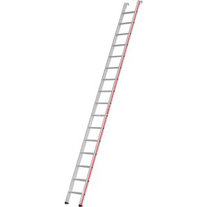 Hymer Anlegeleiter 861216, Länge 4,19m, Einhängeleiter aus Aluminium, mit 16 Stufen