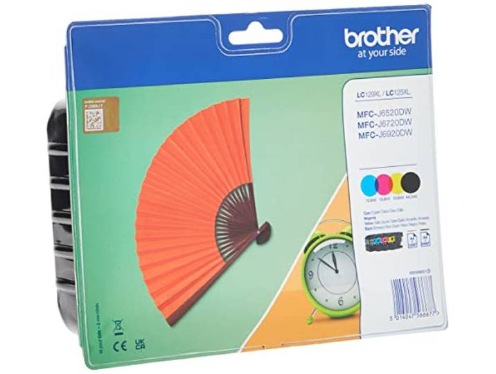 Brother LC-129XLVALBP Cartouche d'encre 4 pièce(s) Original Noir\, Cyan\, Bordeaux\, Jaune