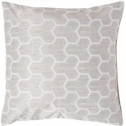 KISSENHÜLLE Jacquard geometrisch 45/45 cm