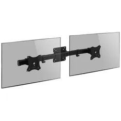 MonLines MDK001B Dual Kit Adapter für zwei Monitore (Tisch), Monitor Halterung, Schwarz
