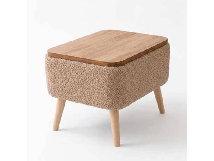 Table d'appoint en bois Nora - 60 x 30 x 45 cm - Marron
