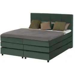 Boxspringbett  Wind , grün , Maße (cm): B: 140 H: 152