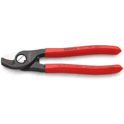 KNIPEX StepCut Kabelschere Doppelschneide Kunststoffgriff Brüniert