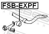 Febest Lagerung, Stabilisator Fsb-Expf Vorderachse Für Ford