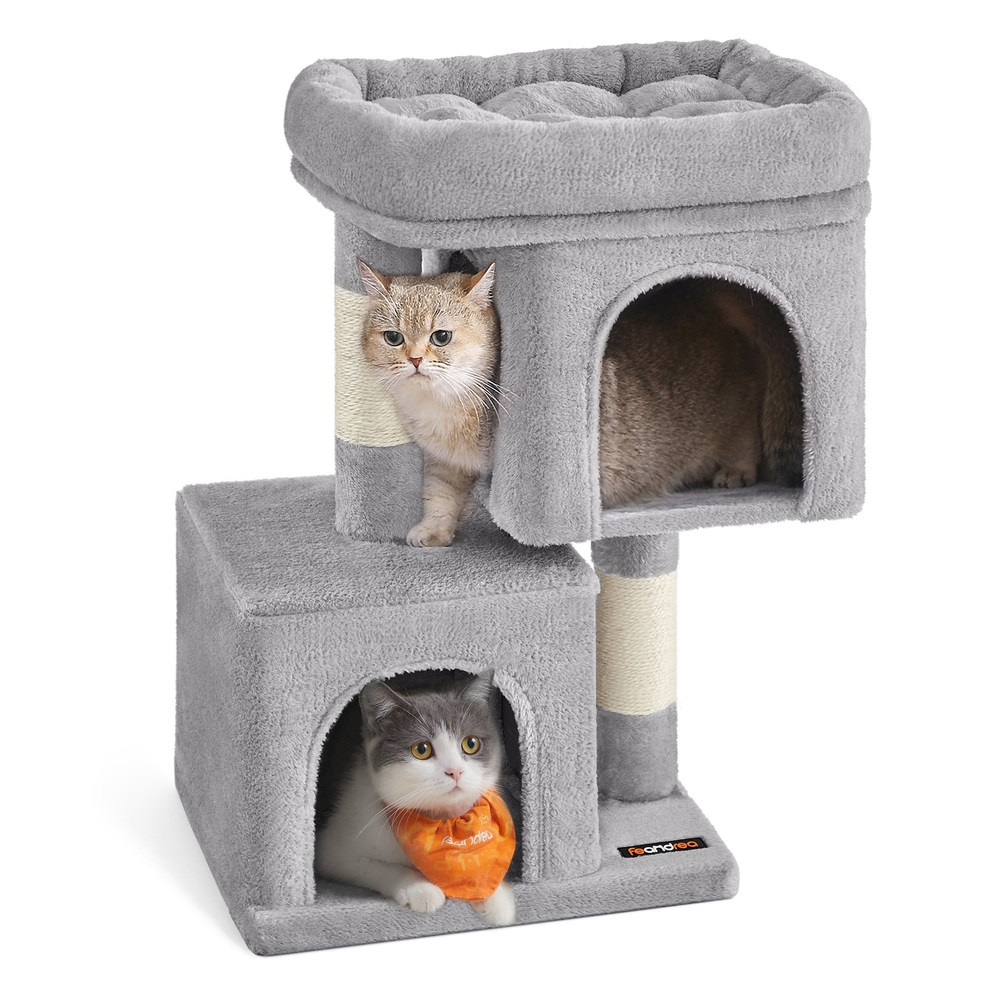 Feandrea 67 cm Katzenbaum klein hellgrau PCT611W01
