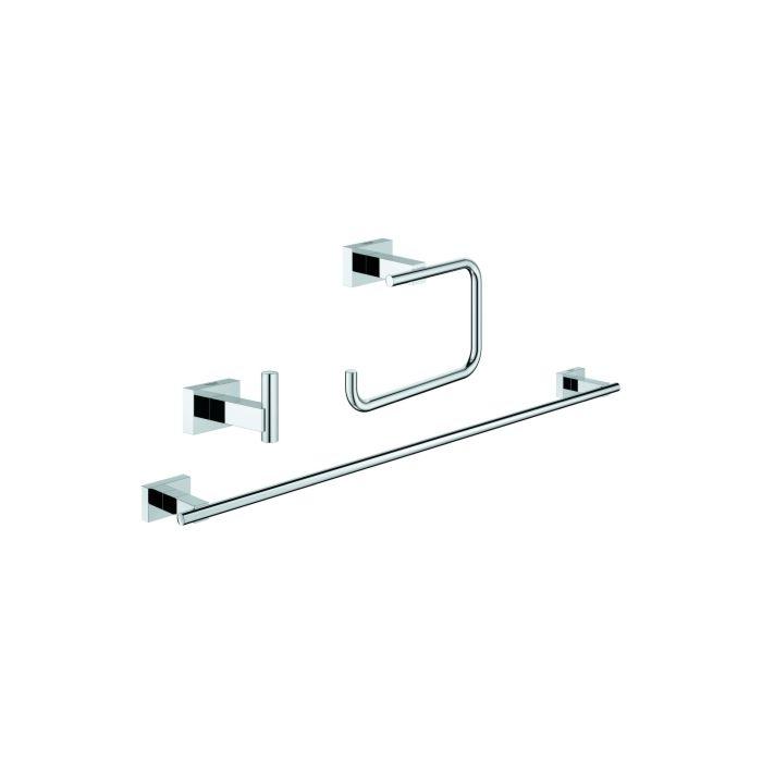 Grohe Essentials Cube 3 in 1 Bad-Set 40777001 chrom