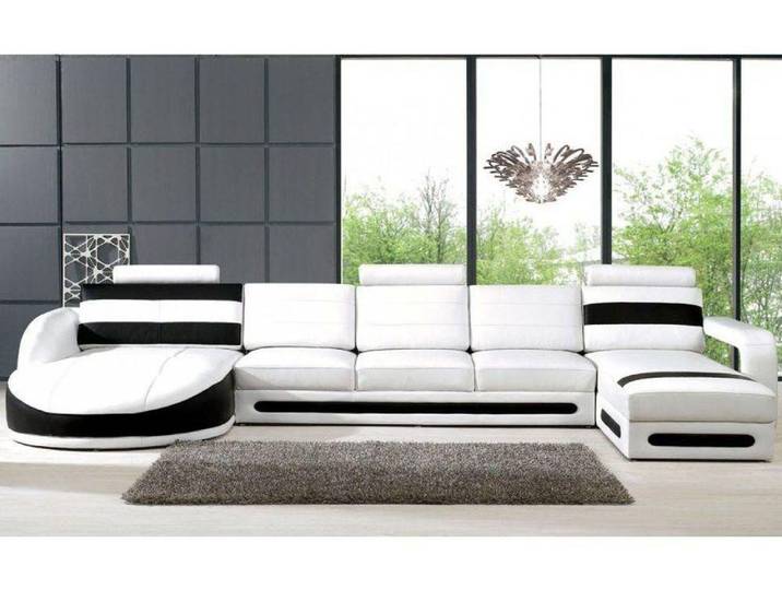 Xlmoebel Wohnlandschaft XLMOEBEL Eckcouch in elegantem Lederdesign, komfortabel und stilvoll, Wohnlandschaft, Made in Europa