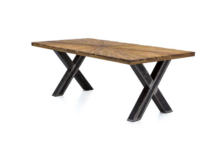 Esstisch Ralf Teak natur Massivholz B 160 T 90 cm