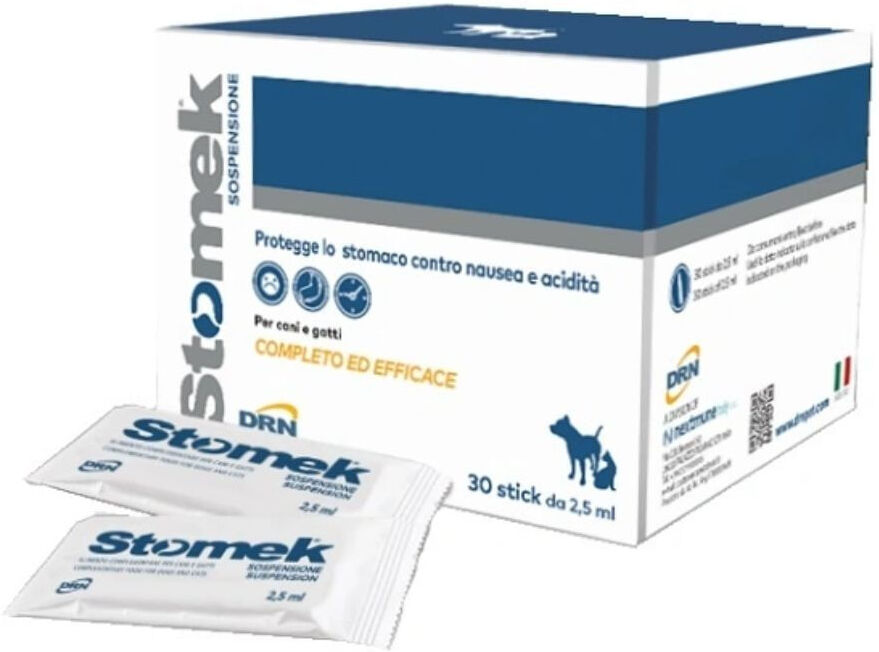 DRN Stomek Sospensione 30 Stick per Cani e Gatti 30 STICK