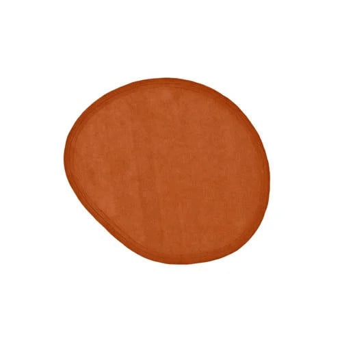 FÉST Neo Vloerkleed Medium Oranje van Wol en Katoen